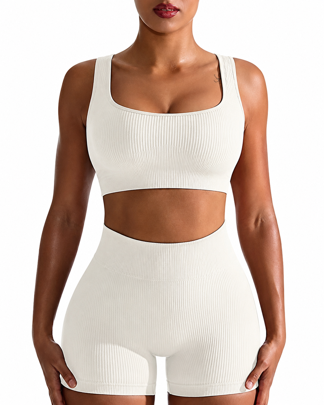 Two Piece Women Clothing Activewear Gym Yoga Sets