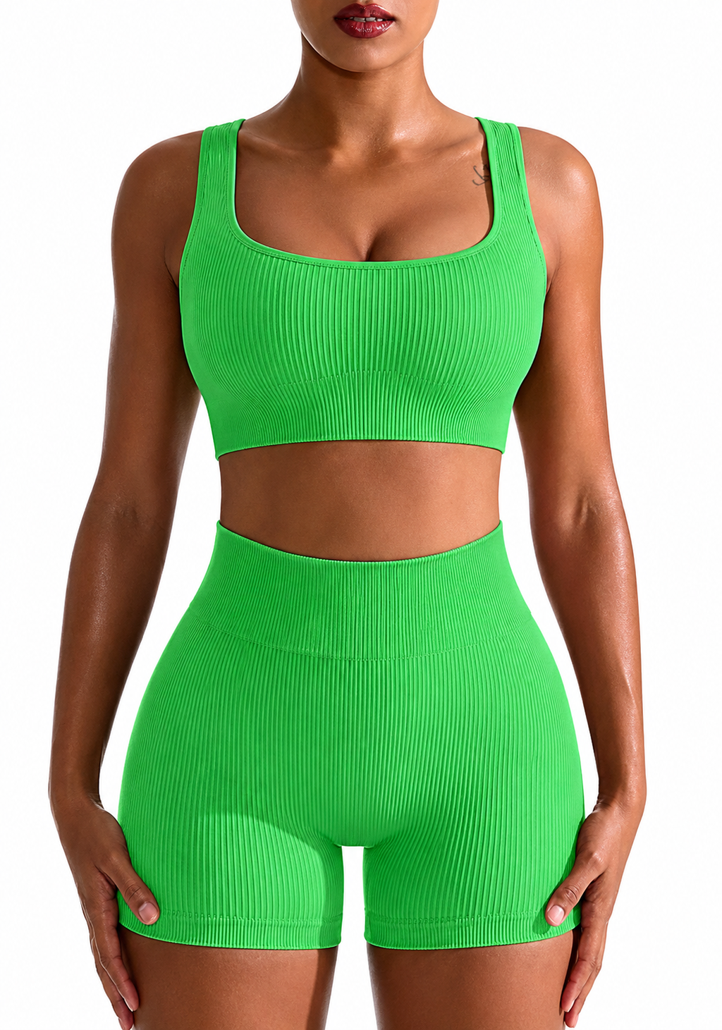 Two Piece Women Clothing Activewear Gym Yoga Sets