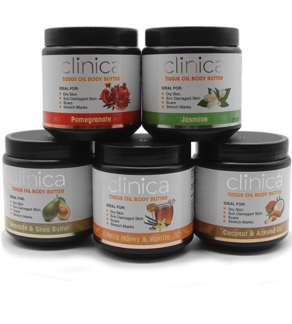 Clinica Tissue Oil Body Butter Pomegranate – 500g