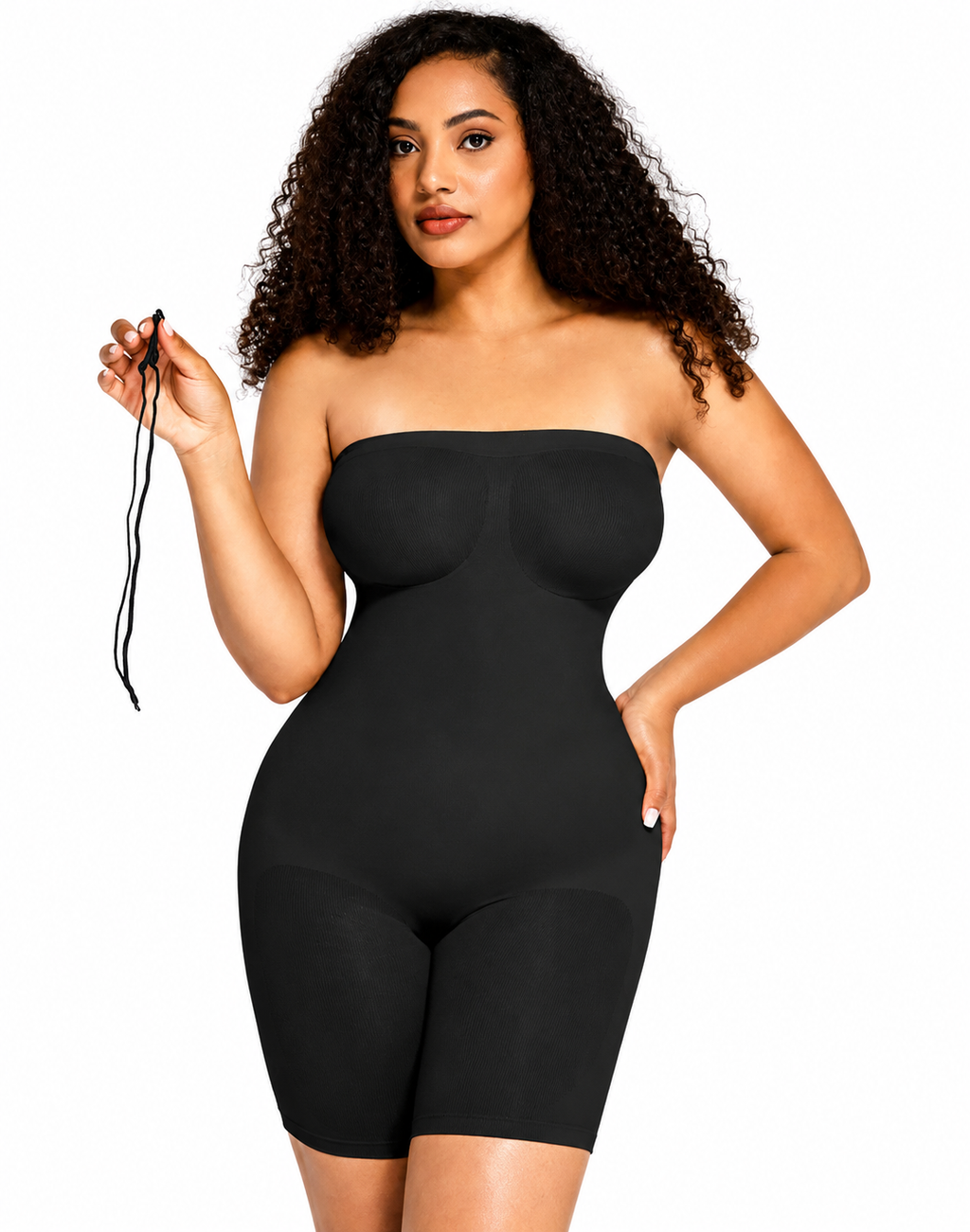Strapless and Seamless Full Bodysuit Shapewear.