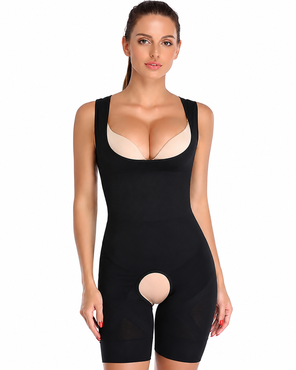 Women Shaper Full Body Shapewear for Regular and Daily Use Shapewer - Black - XL-2XL